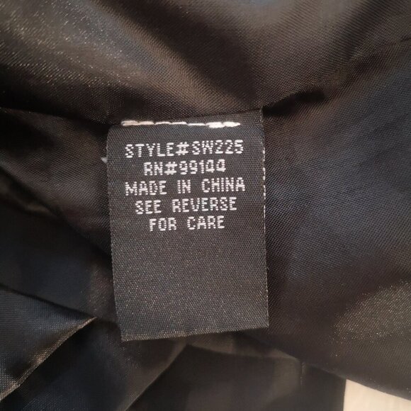 Lapis Ladies Black Size Medium Lightweight Coat - Dress - Picture 5 of 8